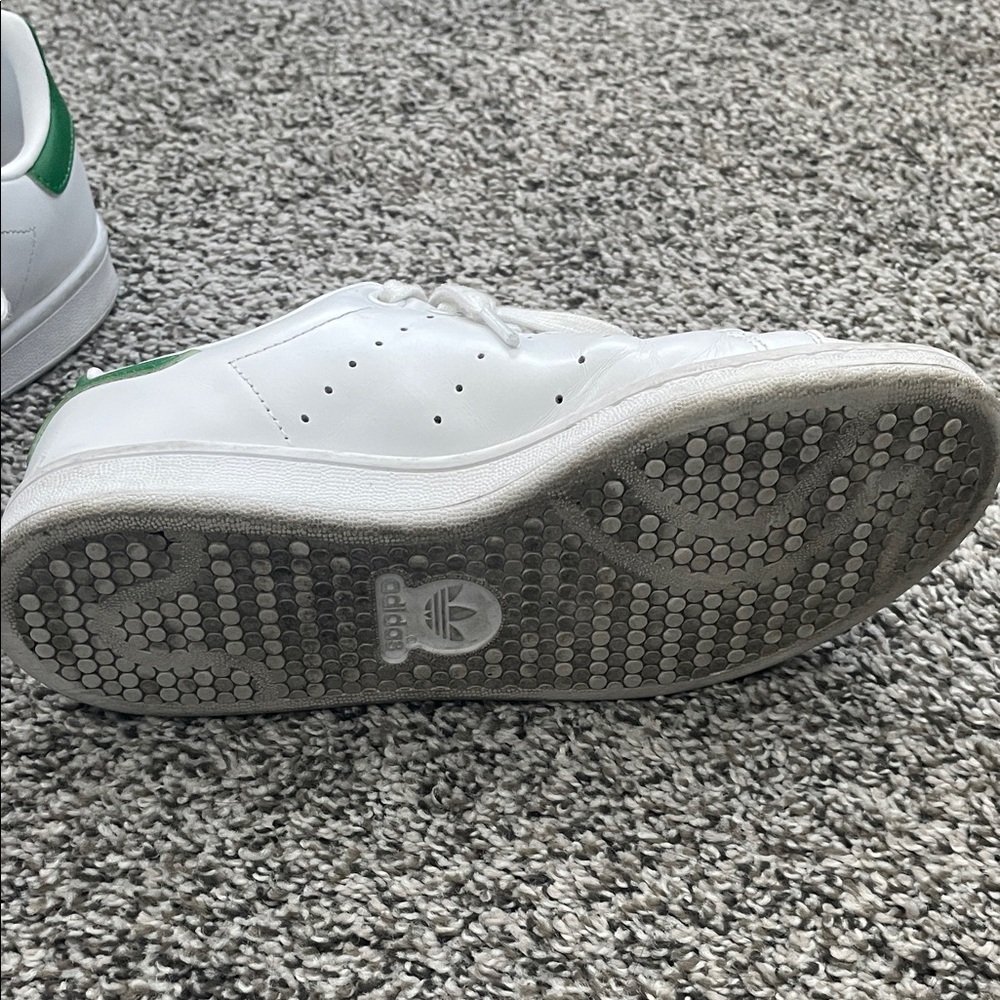 Adidas Stan Smith Classic White and Green Shoes Size 5.5 - Picture 5 of 5